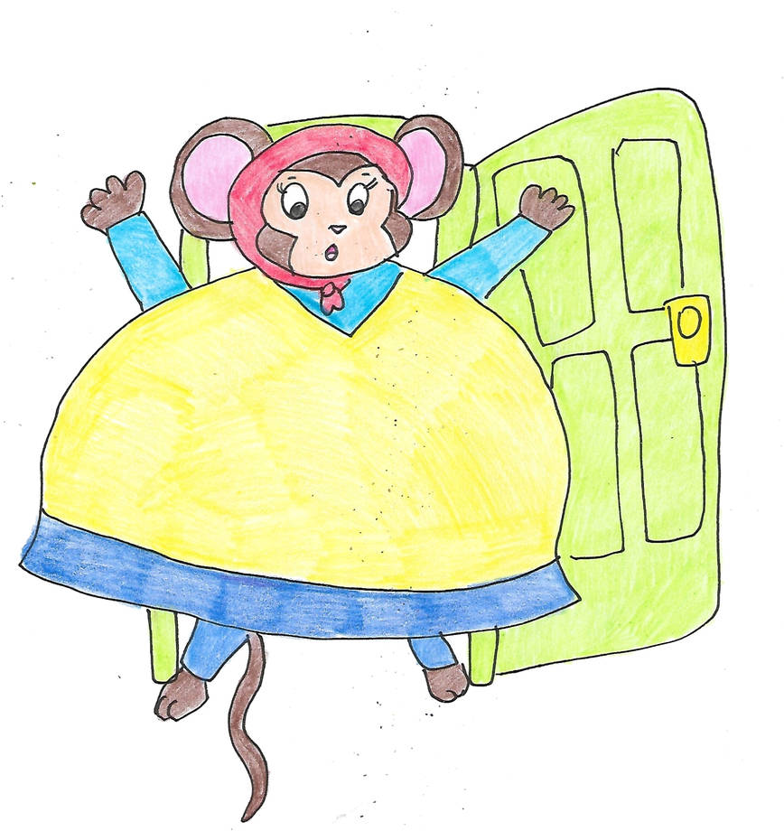 Inflated Tanya stuck in a doorway by amazingtrixie on DeviantArt