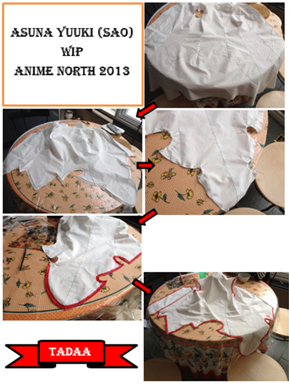 Asuna Yuuki (SAO) Jacket WIP