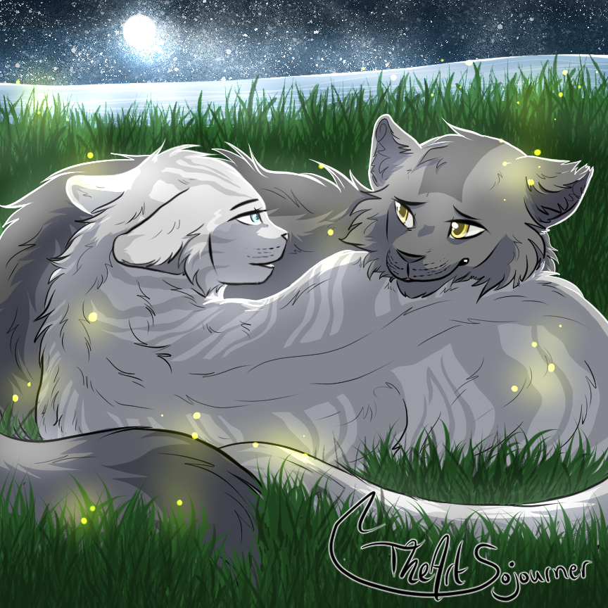 Graystripe and Silverstream by TheArtSojourner on DeviantArt