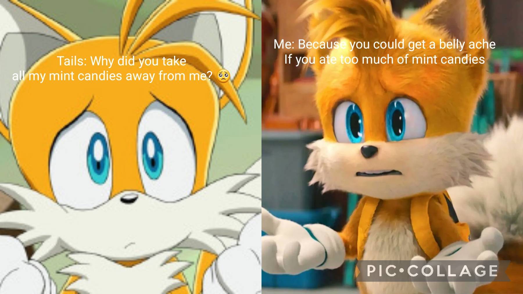 Tails Getting Whoop Tails wanted his mint candies back by ArtyDoesPictures on DeviantArt