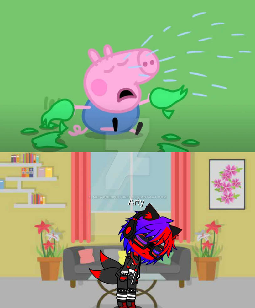 George Pig Distorted I feel sorry for George Pig by ArtyDoesPictures on DeviantArt