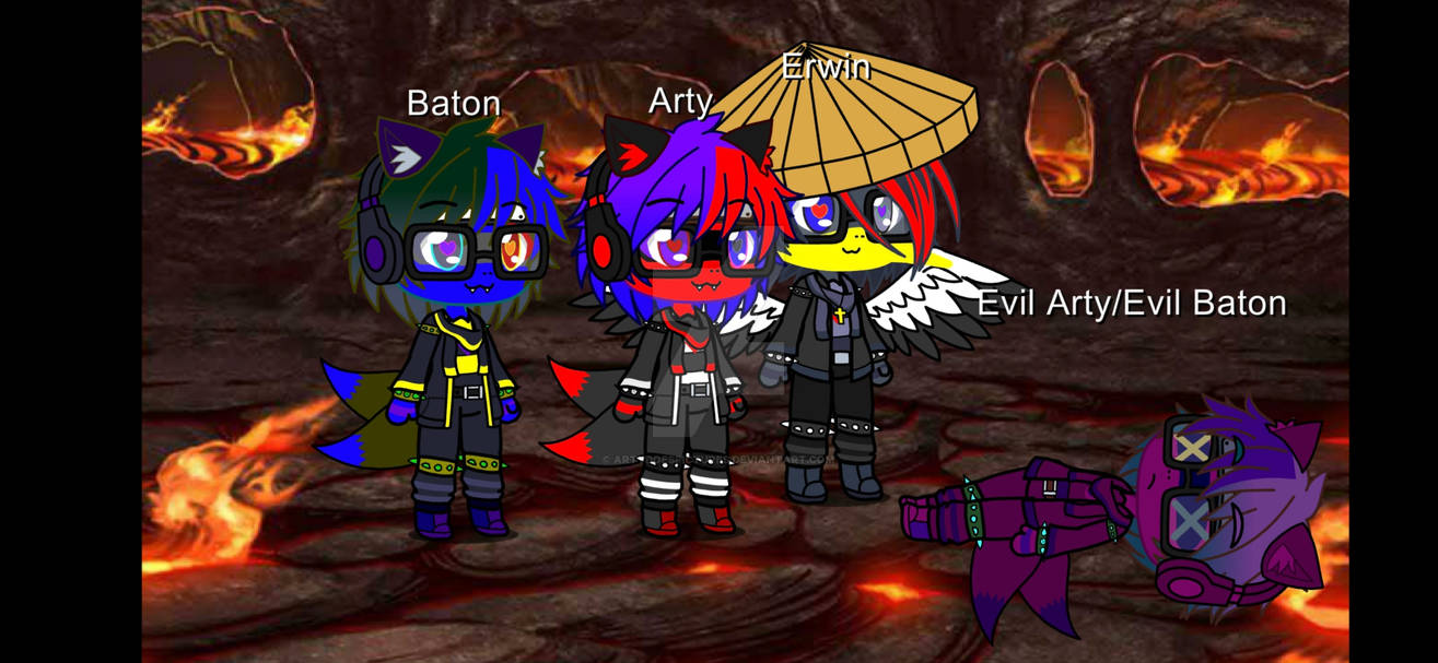 Kill Evil My Team prepares to kill Evil Arty/Evil Baton 3 by ArtyDoesPictures on ...