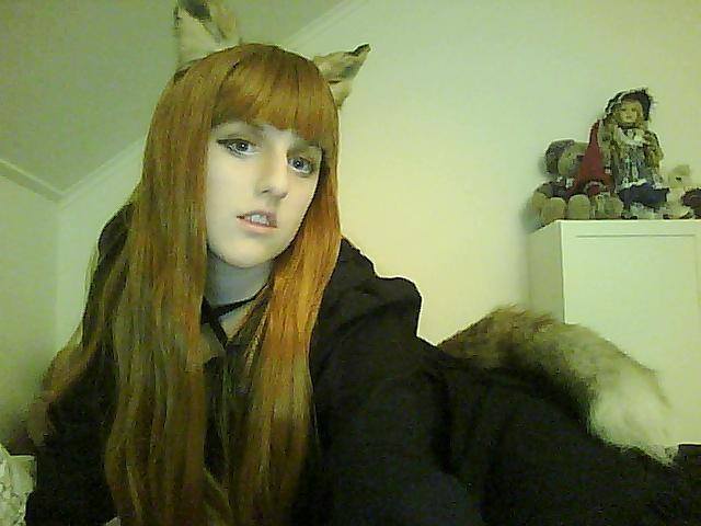 Horo progress - makeup test/ ears and tail