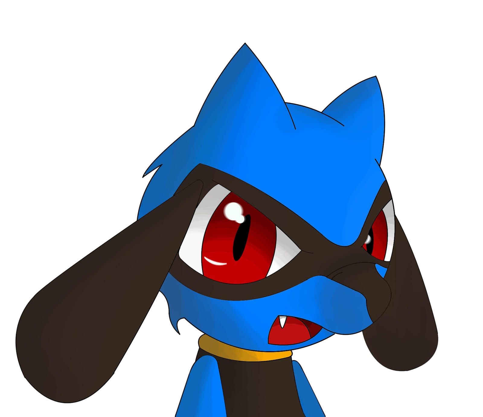 Aggressive Riolu by reikidarck on DeviantArt