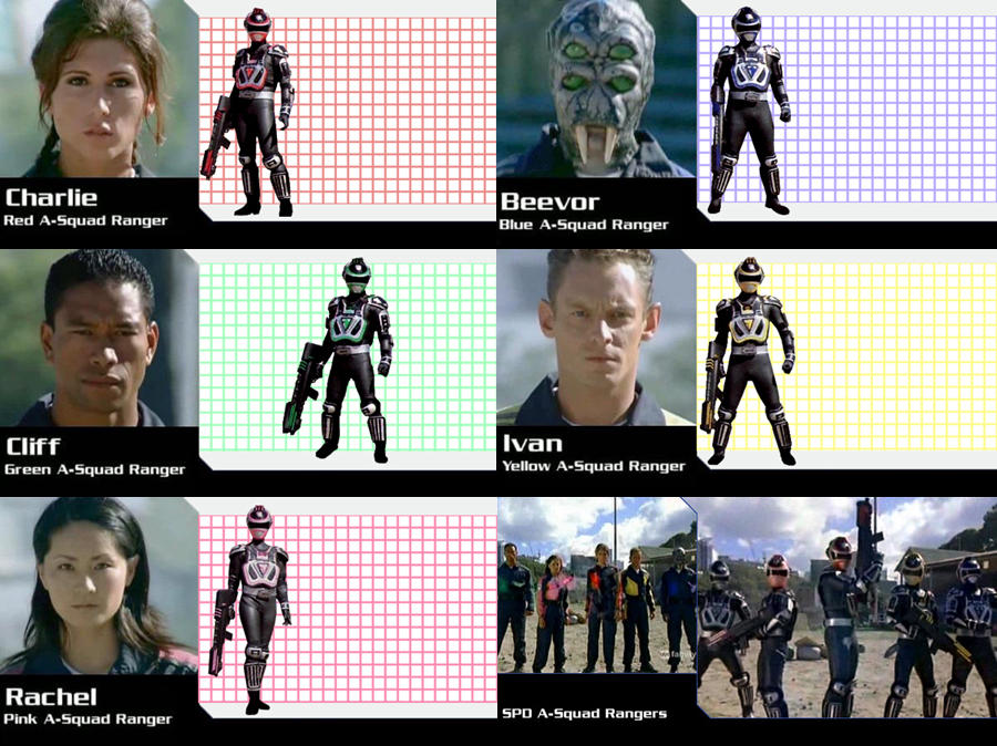 Power Rangers SPD Season 13 A-Squad Rangers by gera27 on DeviantArt