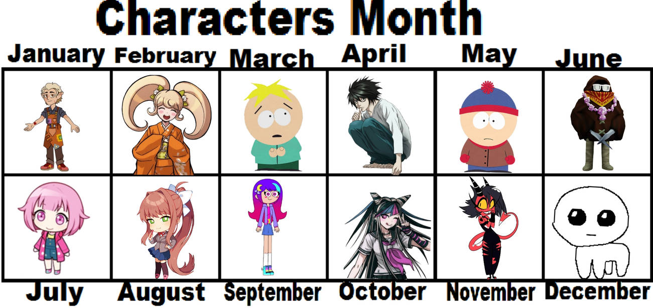 Abc Month Characters. Deviantart My character month by HS15381 on DeviantArt