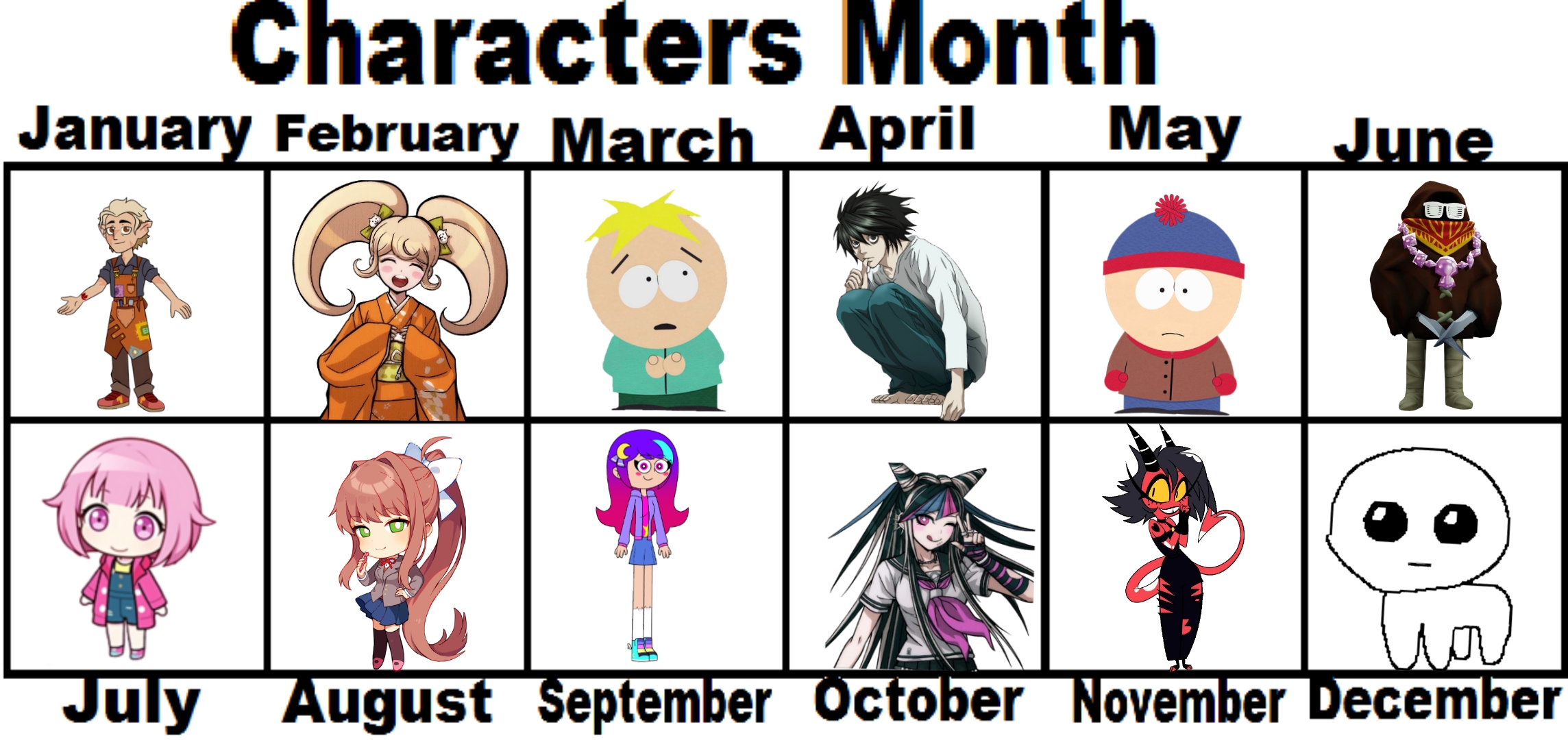 Abc Month Characters. Deviantart My character month by HS15381 on DeviantArt
