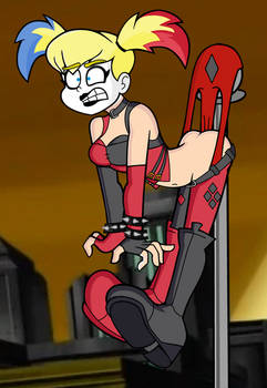 Harley quinn wedgie