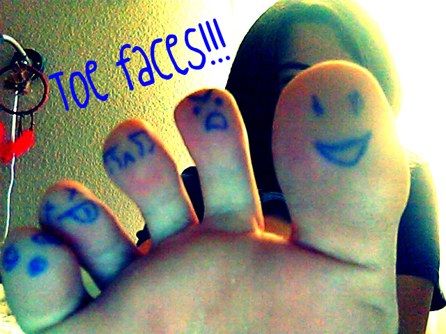 Toe Faces by heymshannah on DeviantArt