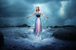 Emerging Water Maiden by Miztliyuma