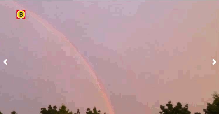 Supercell Rainbow Lightning GIF