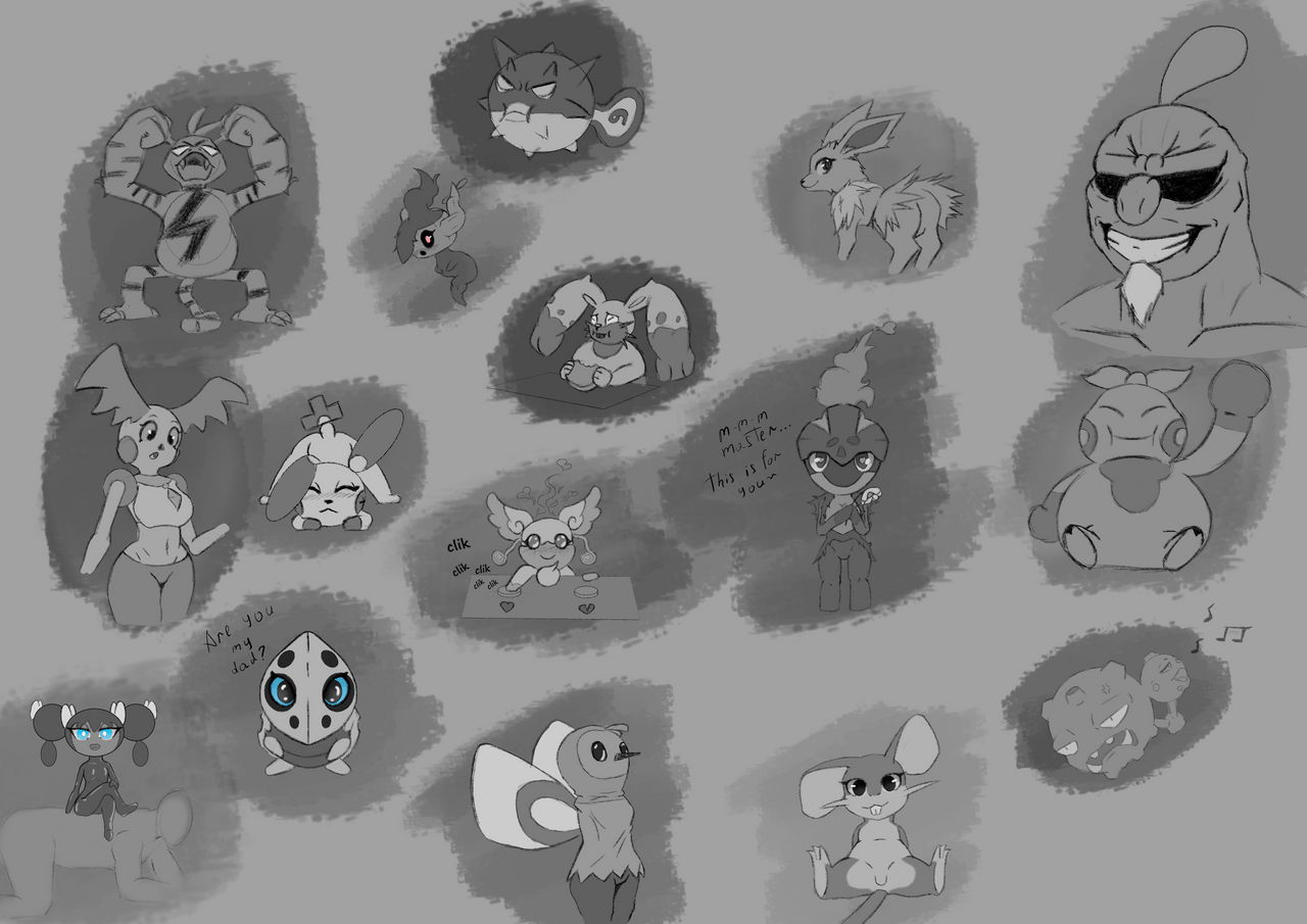 Pokemon assemblyart by ArcherTeamR on DeviantArt