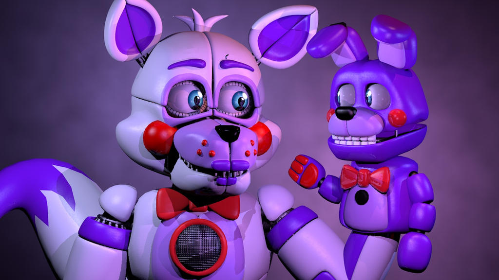 Funtime Roxy and Bo~3D FNAJ (made by SprinGumi837) by PurpleStarGirl on ...