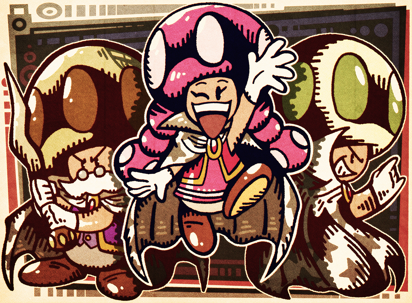 Toad Cod Character COMMISSION - Toad Guards - New Recruits by rcs709 on DeviantArt