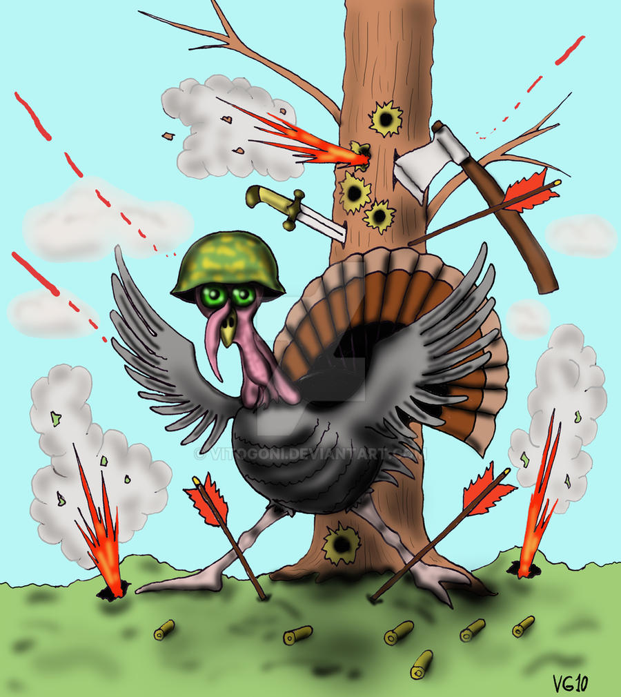 Thanksgiving turkey cartoon by Vitogoni on DeviantArt