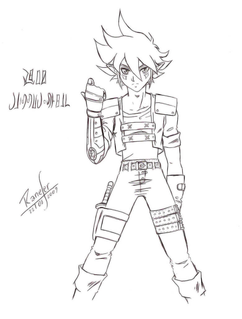 What Color Is Ryou Classic Ryou uncolor by Lord-Ranefer on DeviantArt