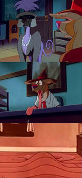 All Dogs Go To Heaven - Roundness in cartoons