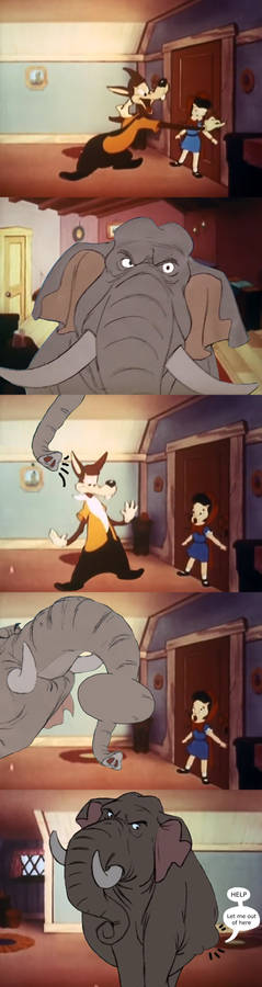 Elephant Eat Wolfie