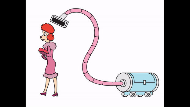 Vacuum Vore Poodle - Gif