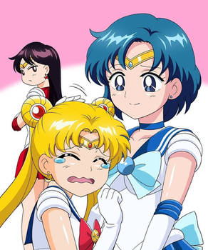 Sailor Moon, Mercury, Mars