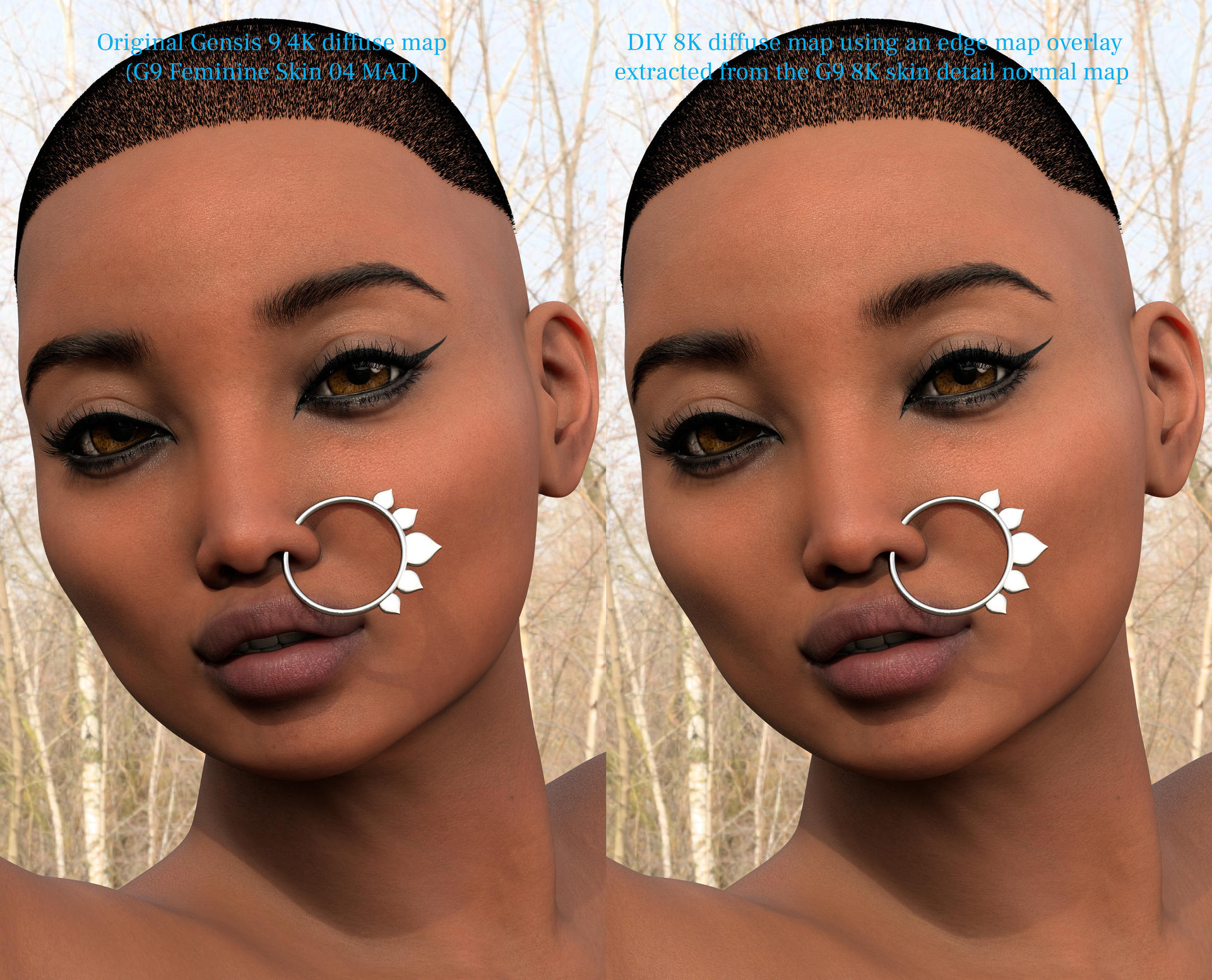 Thrwms DIY 8K detailed Genesis 9 (G9) diffuse maps by thrwm on DeviantArt