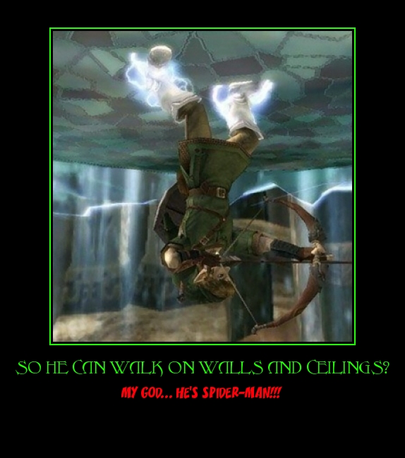 Zelda Iron Boots demotivational poster