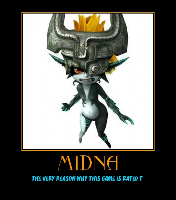 Zelda Midna demotivational poster