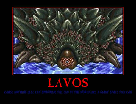 Chrono Trigger Lavos Demotivational poster