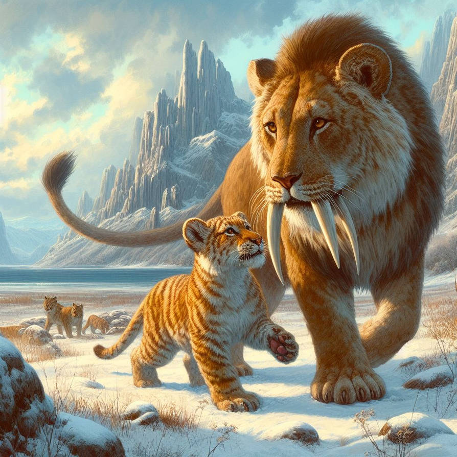 Sabertooth family by CommanderRavenwolf on DeviantArt