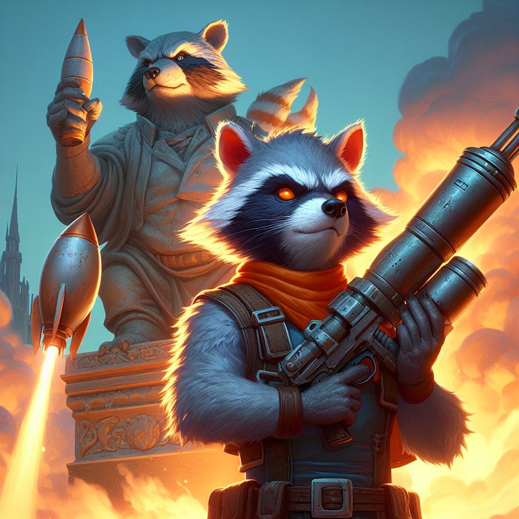 Rocket Racoon Dnd Build A Tribute to Rocket Raccoon by CommanderRavenwolf on DeviantArt