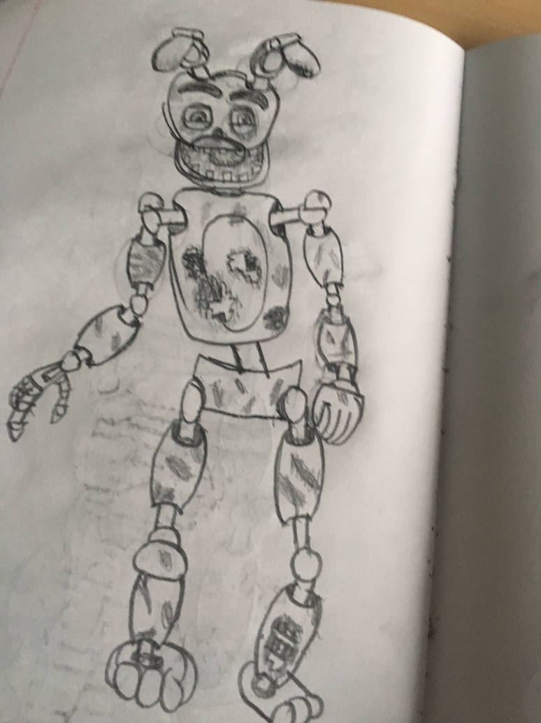 Rabbit animatronic drawing by Plantspie on DeviantArt