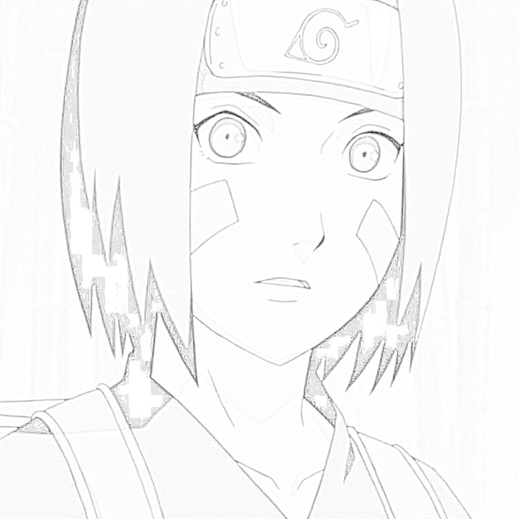 How to Draw Rin Nohara from Naruto (Naruto) Step by Step