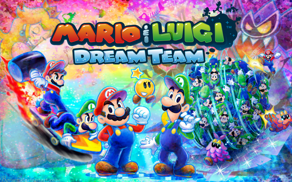 Mario luigi dream team. Nintendo 3ds Mario Luigi Dream Team Bros. Марио и Луиджи Дрим тим БРОС. Mario & Luigi - Dream Team Bros. 3ds. Mario and Luigi Dream Team.