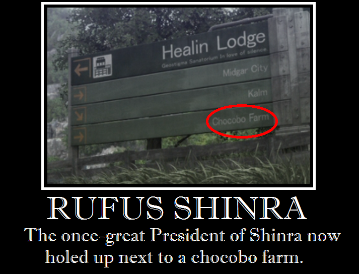 Rufus Shinra - Chocobo Farm