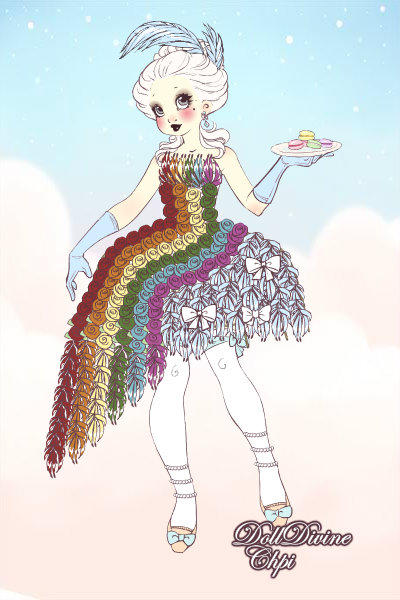 Marie Antoinette Rainbow Style