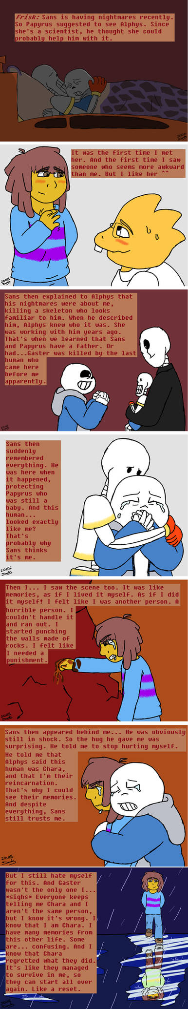 Frisk's diary: Sans' nightmares