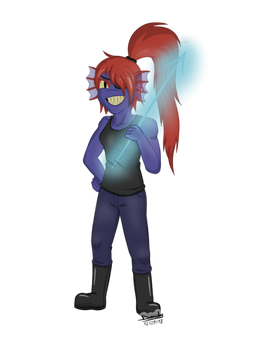 UT 3rd anniversary collab - Undyne