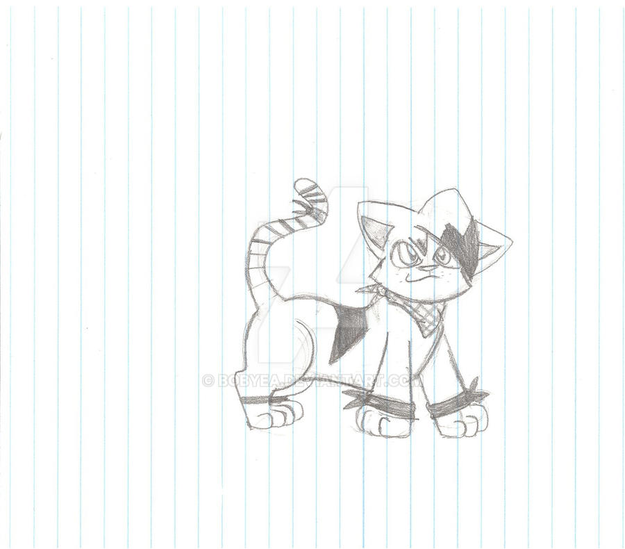 cat oc by bobyea on DeviantArt