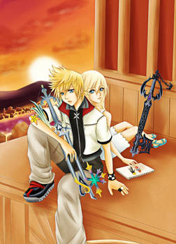 Roxas and Namine