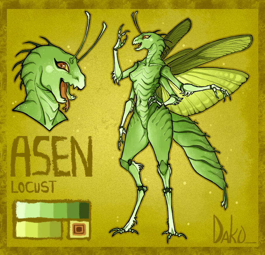 Locust commission from FA by Dak0-DA on DeviantArt