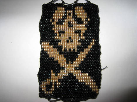 Abney Park Logo in beads