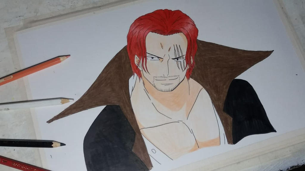 My Drawing of Shanks in One piece by PencilWarriorArt on DeviantArt