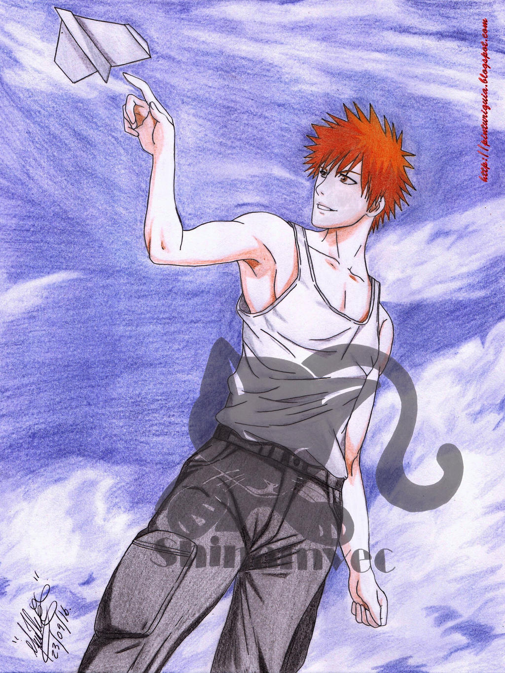 Bleach Ichigo Avion De Papel