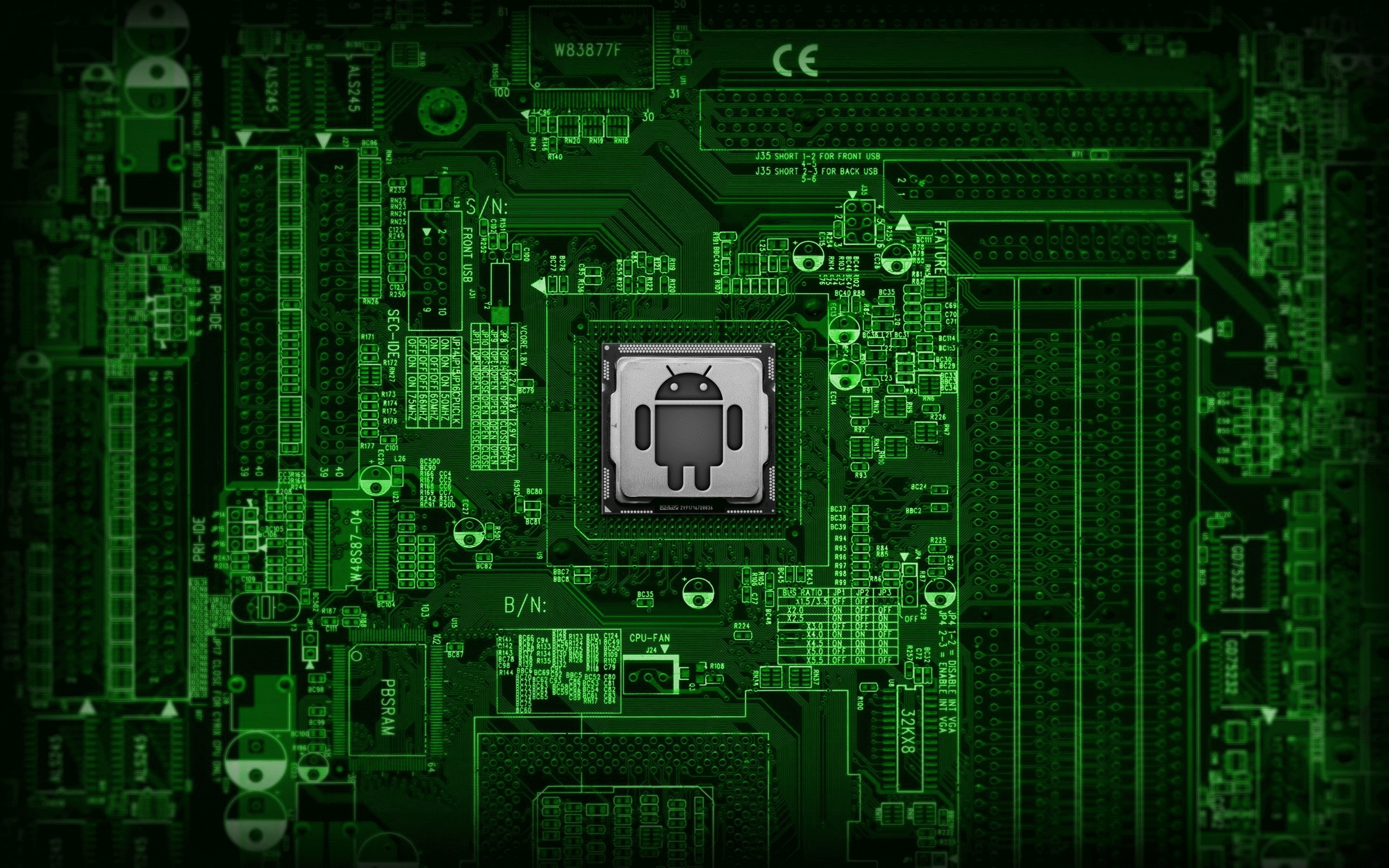 android motherboard wallpaper by