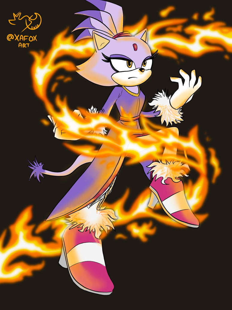 Blaze Keyed Deviantart Blaze the cat by XaFox on DeviantArt