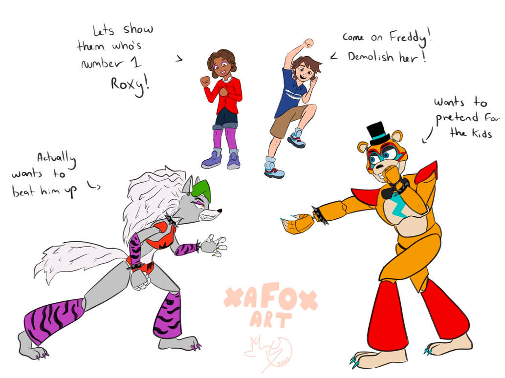 Freddy Raspberry Fighting Fight by XaFox on DeviantArt