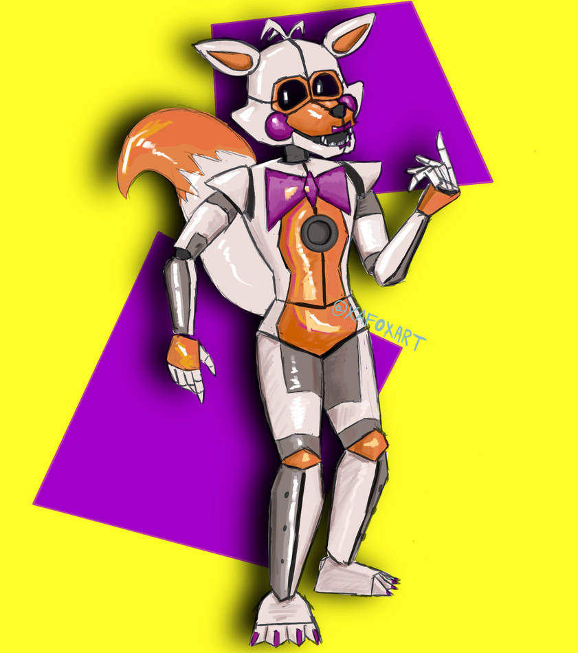 Lolbit First Design Lolbit colored sketch by XaFox on DeviantArt