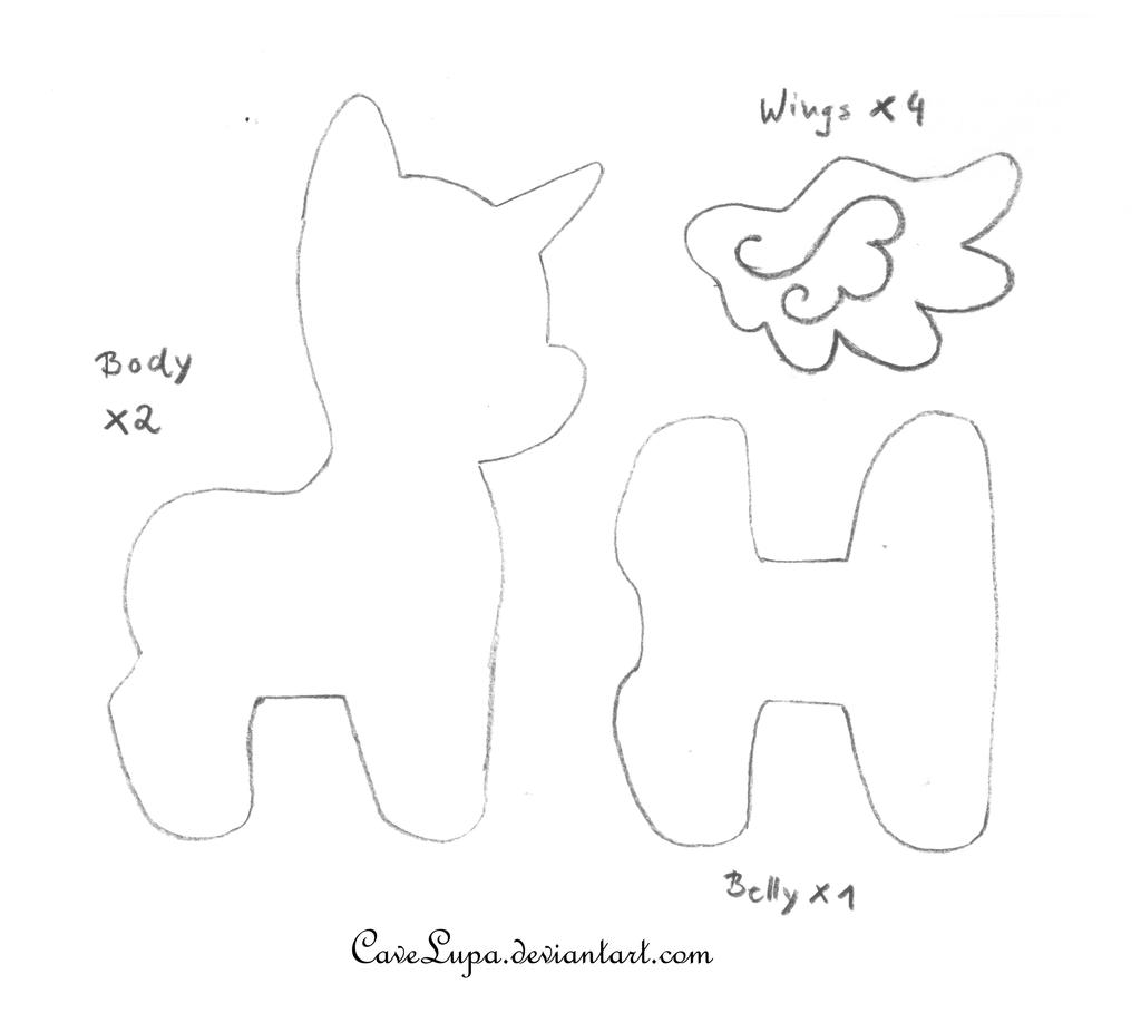 My Little Pony Plush Pattern by CaveLupa on DeviantArt