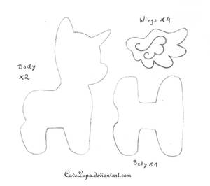 My Little Pony Plush Pattern