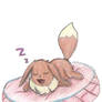 Sleeping Eevee